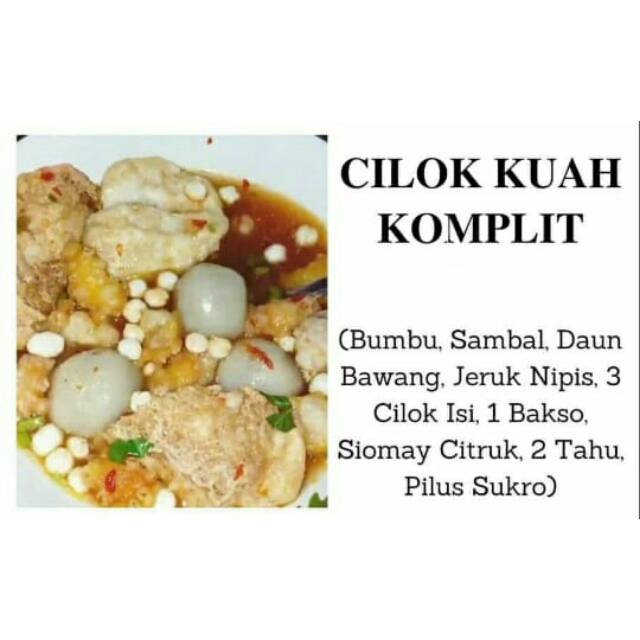 

Cilok kuah