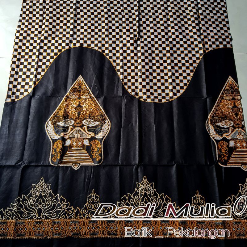 SARUNG PRIA DEWASA BATIK NU NUNGAN COKLAT BESAR TERLARIS WAYANG KANG SANTRI MOTIF TERBARU GUS AZMI