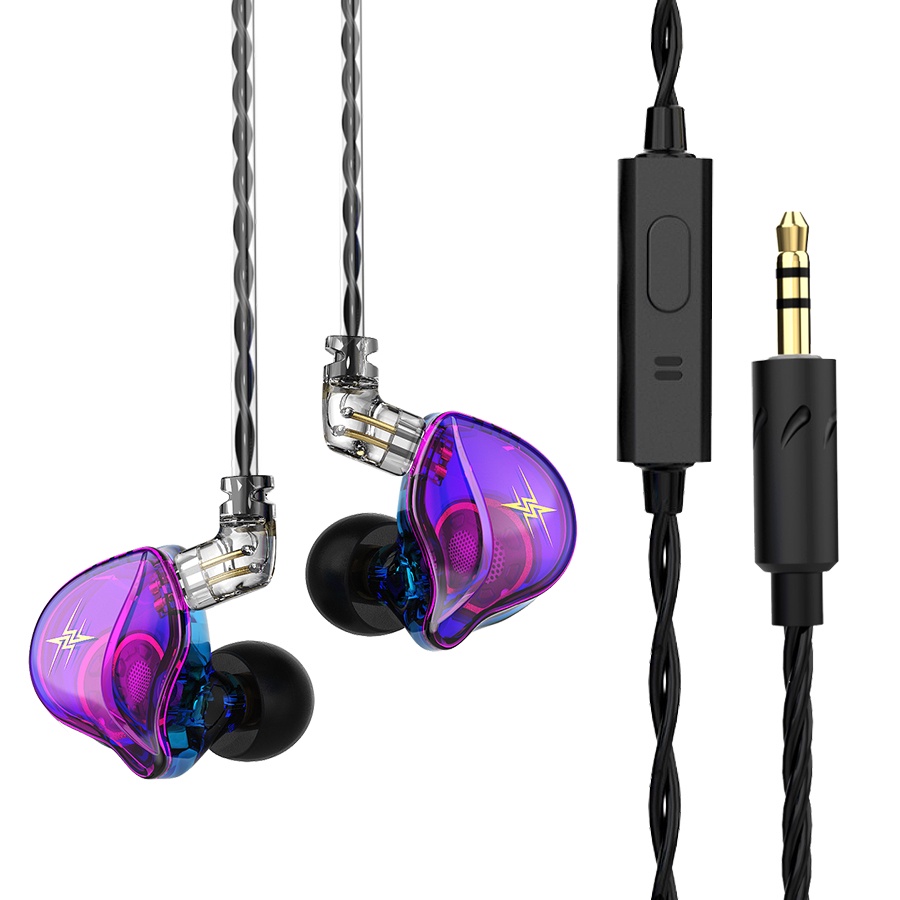 QKZ ZXT HiFi Earphone with Mic alt ZXN EDX Pro ZSN Pro X-Colorful