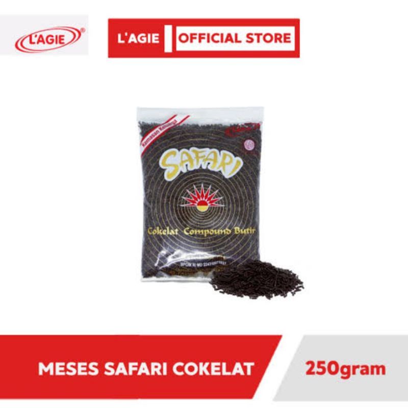 

BSM | TERMURAH Safari Meses Coklat 250gr / Safari Coklat Compound Butir / Meses Cokelat Safari 250 gram | Sayur online