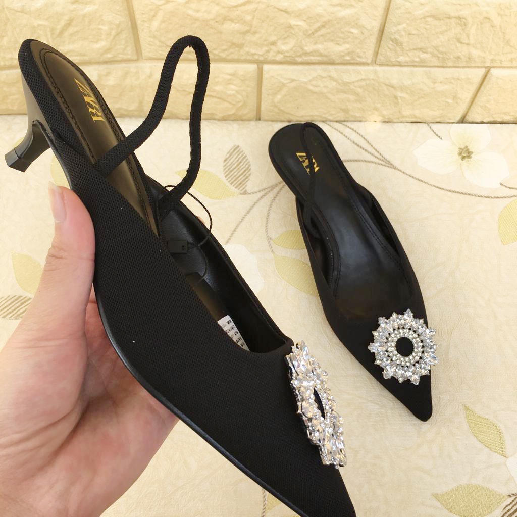 Sepatu ZR-182 Shimmery Kitten Heels