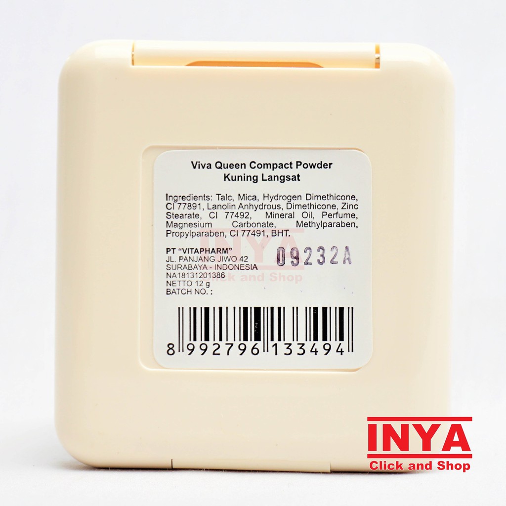 VIVA QUEEN KUNING LANGSAT COMPACT POWDER 12gr - BEDAK PADAT