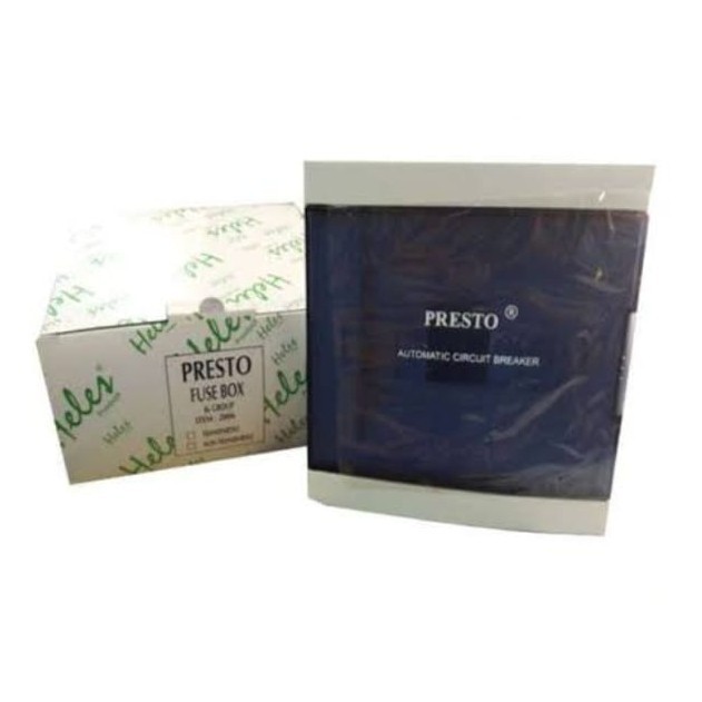 PRESTO BOX MCB 6 GROUP TANAM INBOW TUTUP TRANSPARAN HELES BOX MCB IB