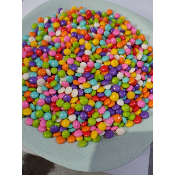 ELMER CHOCO CHIP COLOURED PELANGI HALF ROUND SETENGAH BULAT 1 KG