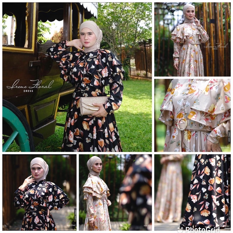 IRENE FLORAL DRESS MK LD 108