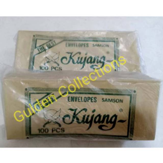 

Amplop Kertas Coklat Samson A merk Kujang 10X 24.5 Cm isi 100 pcs