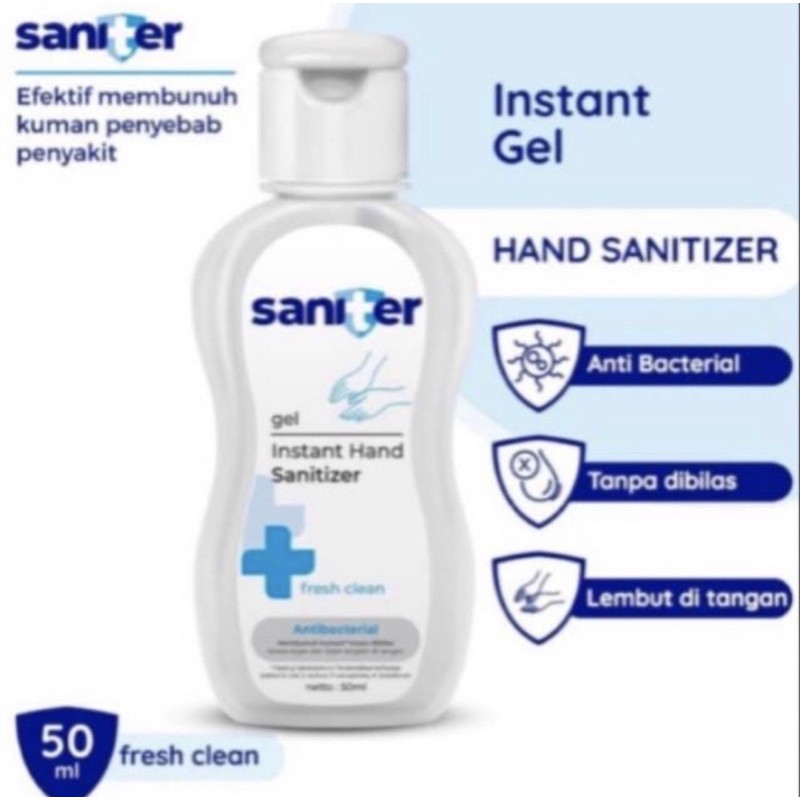 Saniter Hand Sanitizer Gel 50 ml / Hand Sanitizer