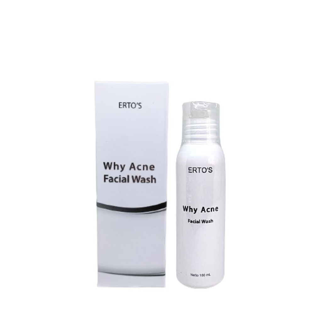 ERTOS WHY ACNE FACIAL WASH SABUN MUKA PERAWATAN KECANTIKAN WAJAH SABUN KULIT MUKA BERJERAWAT BPOM