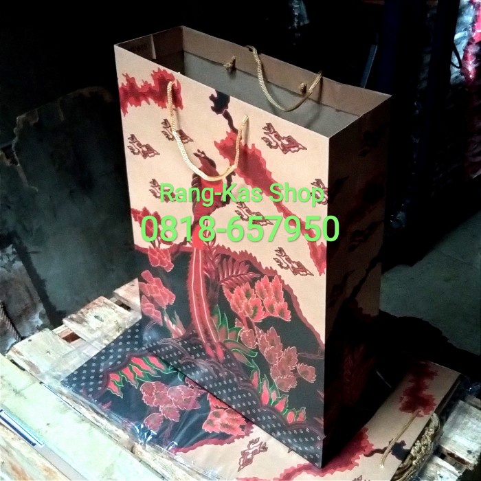 

(TERLARIS) Paperbag Batik JUMBO Besar 36x48cm Eksklusif samson doff - gnt635