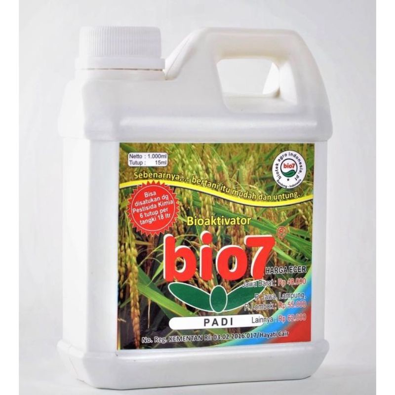 Pupuk Organik Bioaktivator Bio7 Padi Bio 7