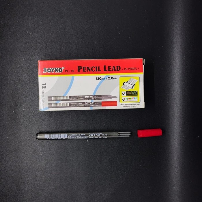 

Pencil lead Isi pensil mekanik Joyko 2B PL-10 2.0mm Original Termurah