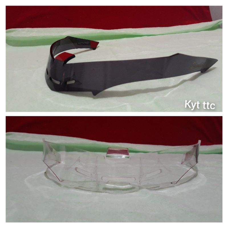 spoiler helm kyt ttc/ spoiler kyt ttc/ spoiler ttc gpr