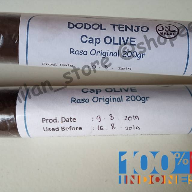 

Dodol Tenjo Cap Olive - 5pcs @200gr (lebih hemat)