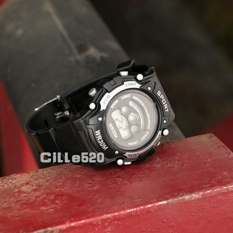 [MURAH  Jam tangan elektronik][ADA LAMPU]   Jam tangan elektronik  WANITA PRIA  Fashion MURAH-8