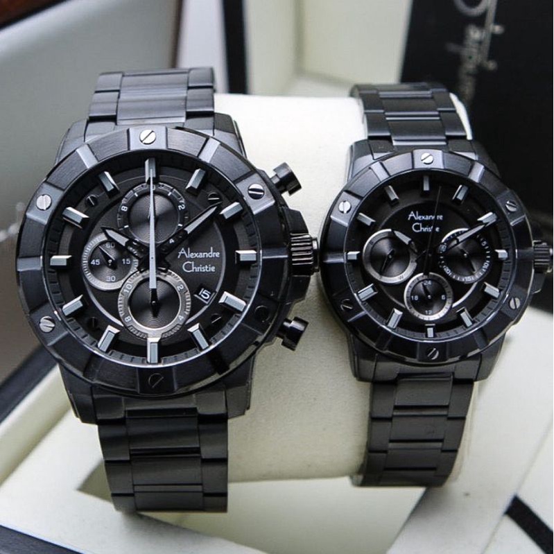 Jam Tangan Couple Alexandre Christie Ac 6609 McBf Original Fashion Sepasang