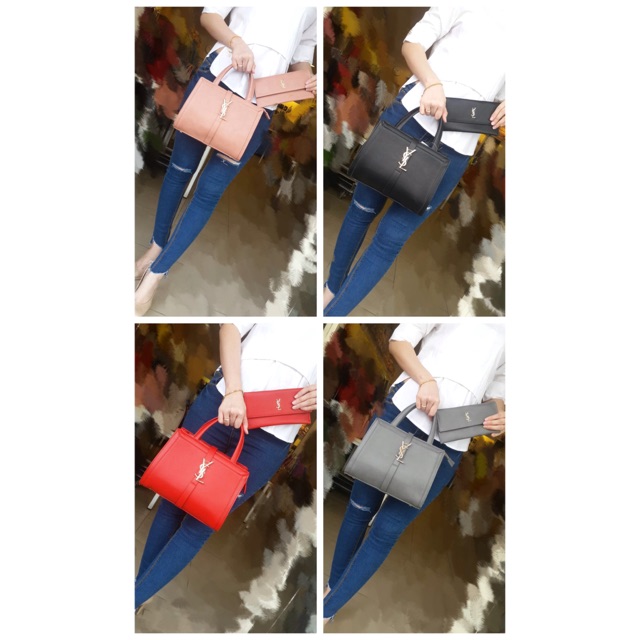 Tas YSL 759 kulit import batam
