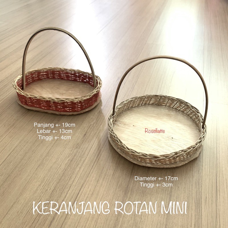 KERANJANG ROTAN MINI HAMPERS BAWANG IMLEK CNY