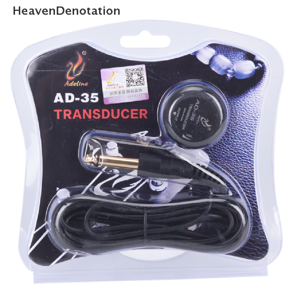 Ad-35 Pick Up Piezo Amplifier Transducer Pickup Untuk Gitar Akustik Ukulele