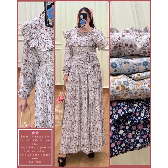 Gamis PLISKET + Belt (Import)by YUNA Korean Style