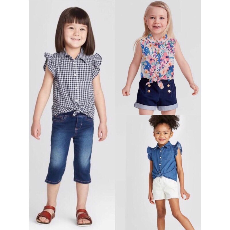 Kemeja anak perempuan Cat&Jack