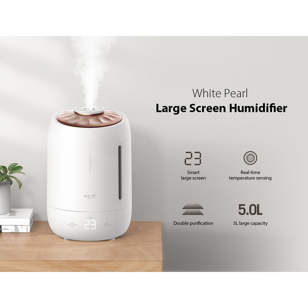 Humidifier Jumbo Xiaomi Derma F600 5L Pelembab Ruangan Touch Screen-6