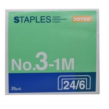 

[PACK- 20 BOX] ISI STAPLES BESAR JOYKO NO 3
