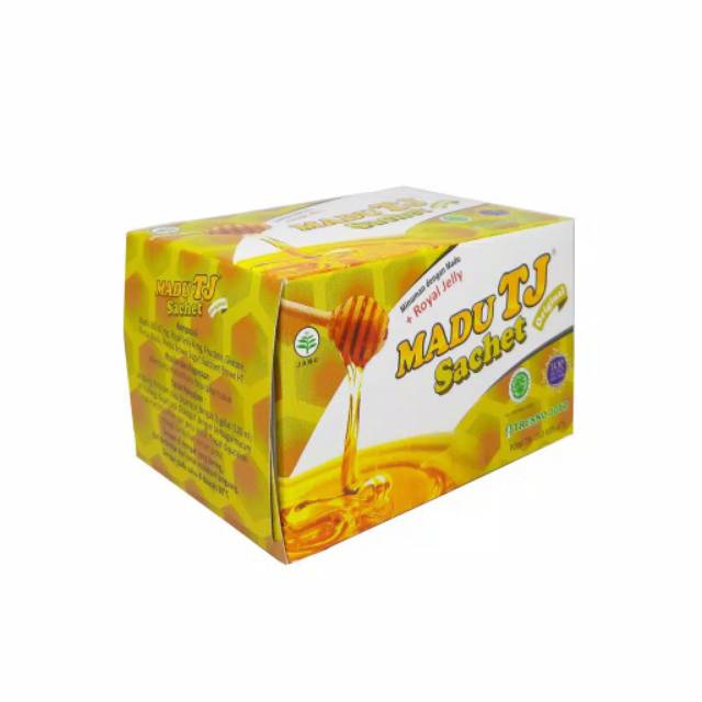 Madu TJ Sachet Kemasan Kotak Isi 12sachet @20gr / C1000 Sachet Kemasan Kotak isi 5sachet/Tresno Joyo