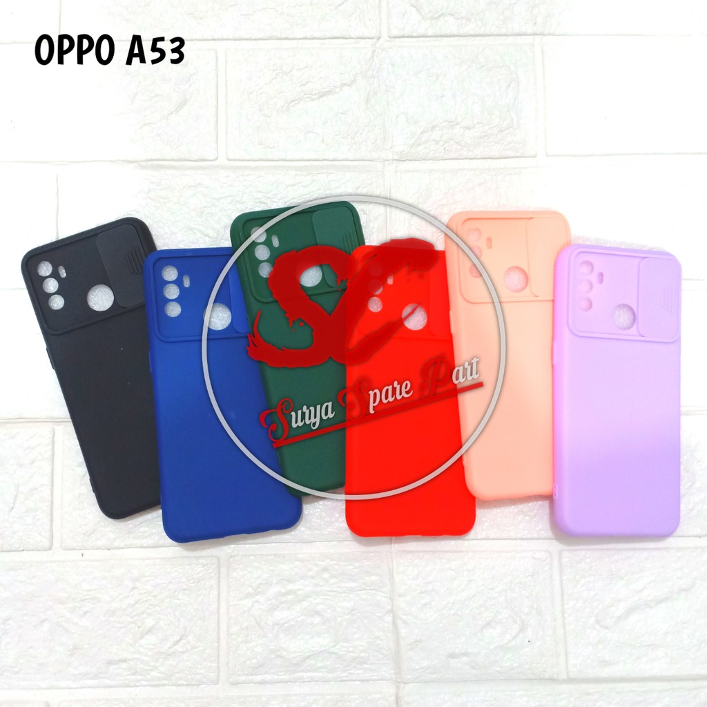 SOFTCASE SLIDE CAMERA PROTECTOR OPPO A53 A33 OPPO A54 RENO 5F - SC