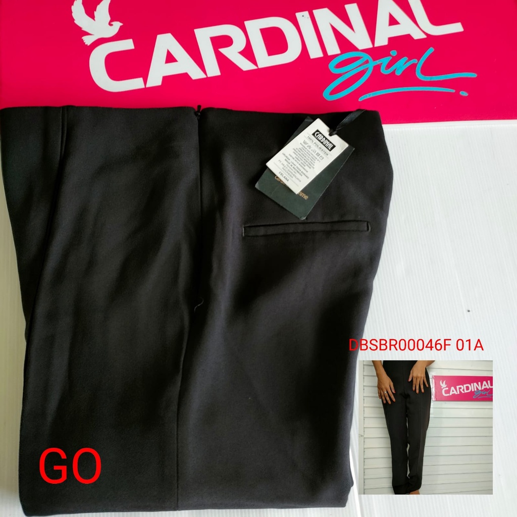 BB CARDINAL FEMME CELANA SOPAN Pakaian Bawahan Wanita Celana Panjang Formal Katun Polos Original