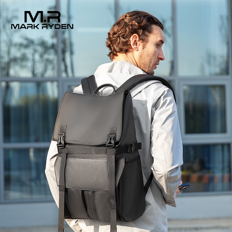 MR9916 Tas Mark Ryden Ransel Cowok Laptop 15.6 17 Anti Air Scalable