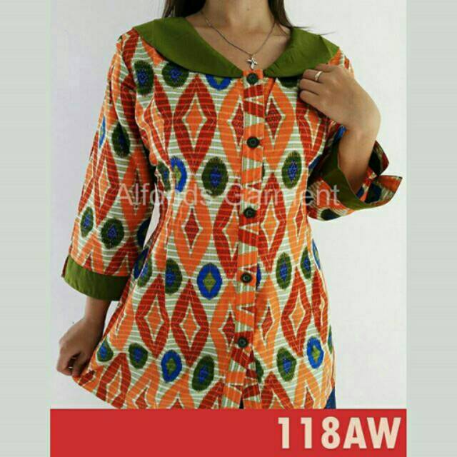 Blouse Batik Wanita, Batik Keraton 118AW