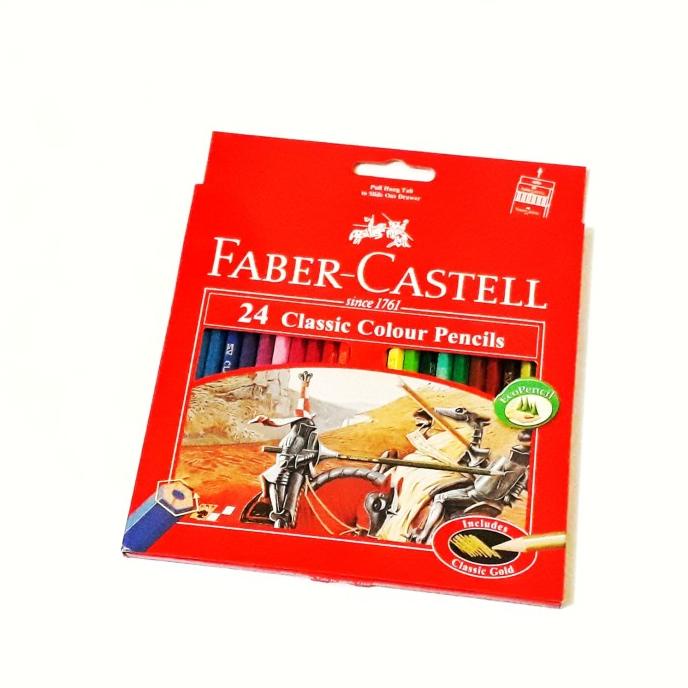 

Pensil Warna Faber Castell 24 Warna Classic Terbaik Dikelasnya