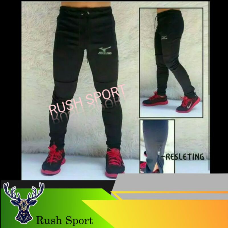 DRSPORT Celana Panjang Pria Celana Training Pria TRACKPANTS Celana Gowes Fitnnes Gym Jogging