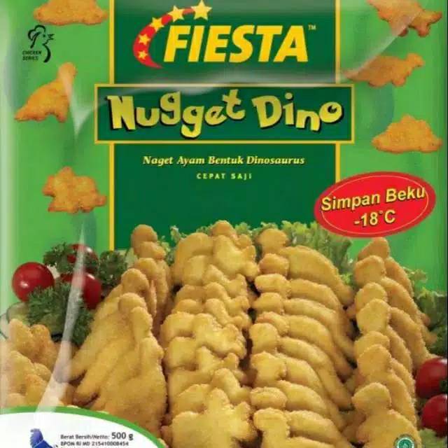 

Fiesta Nugget Dino 500g [Khusus Gosend/Grab Surabaya]