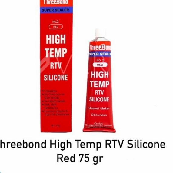 

Lem Gasket Threebond/Treebond RTV 75gr No. 2 High Temp Merah/Red