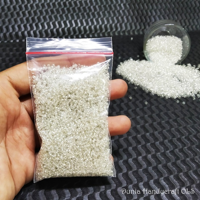 MOTE PASIR BENING METALIK 2 MM Bahan Kerajinan Tangan DIY Hiasan Baju