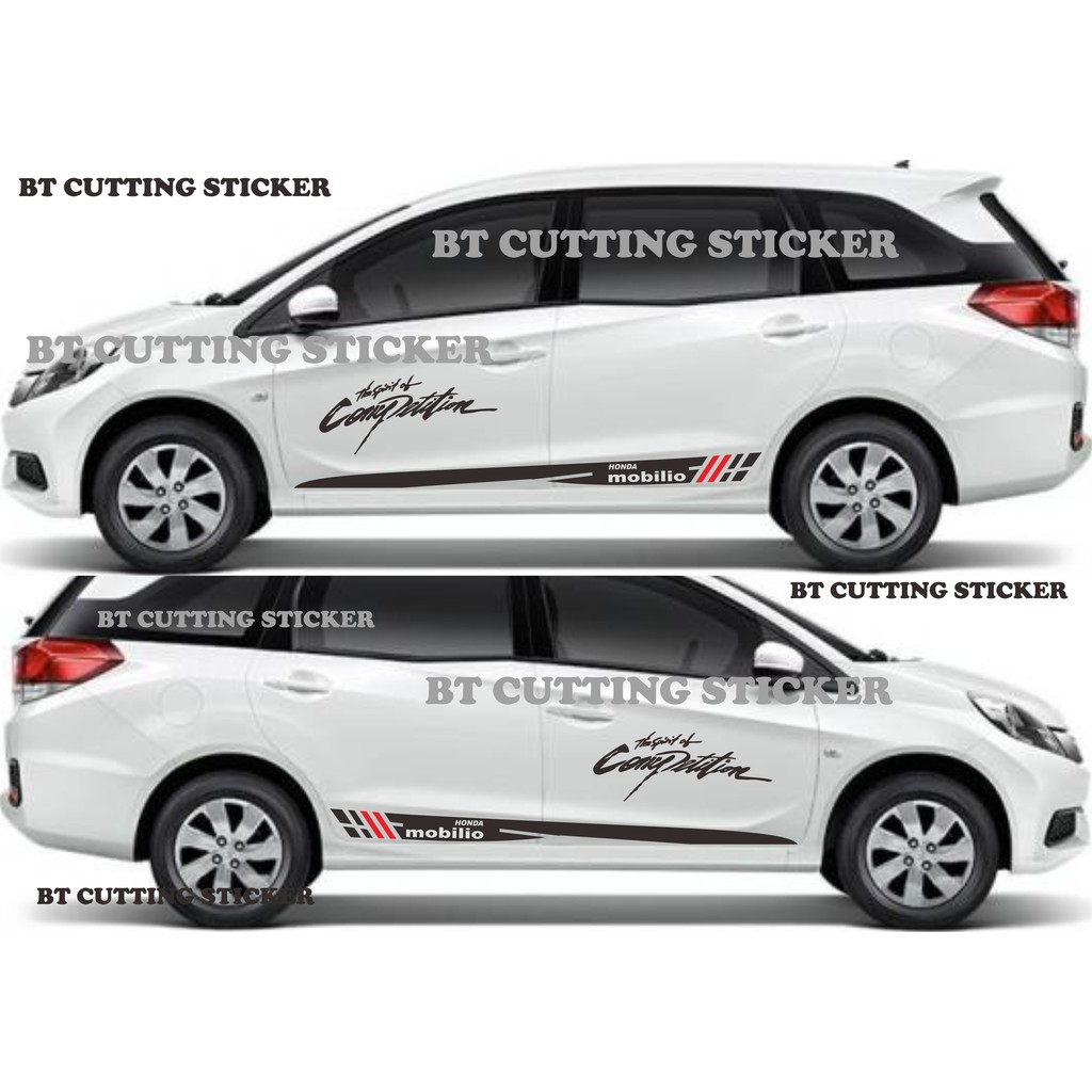BT stiker mobil honda mobilio rs stiker cutting mobil mobilio stiker mobil honda mobilio rs stiker s