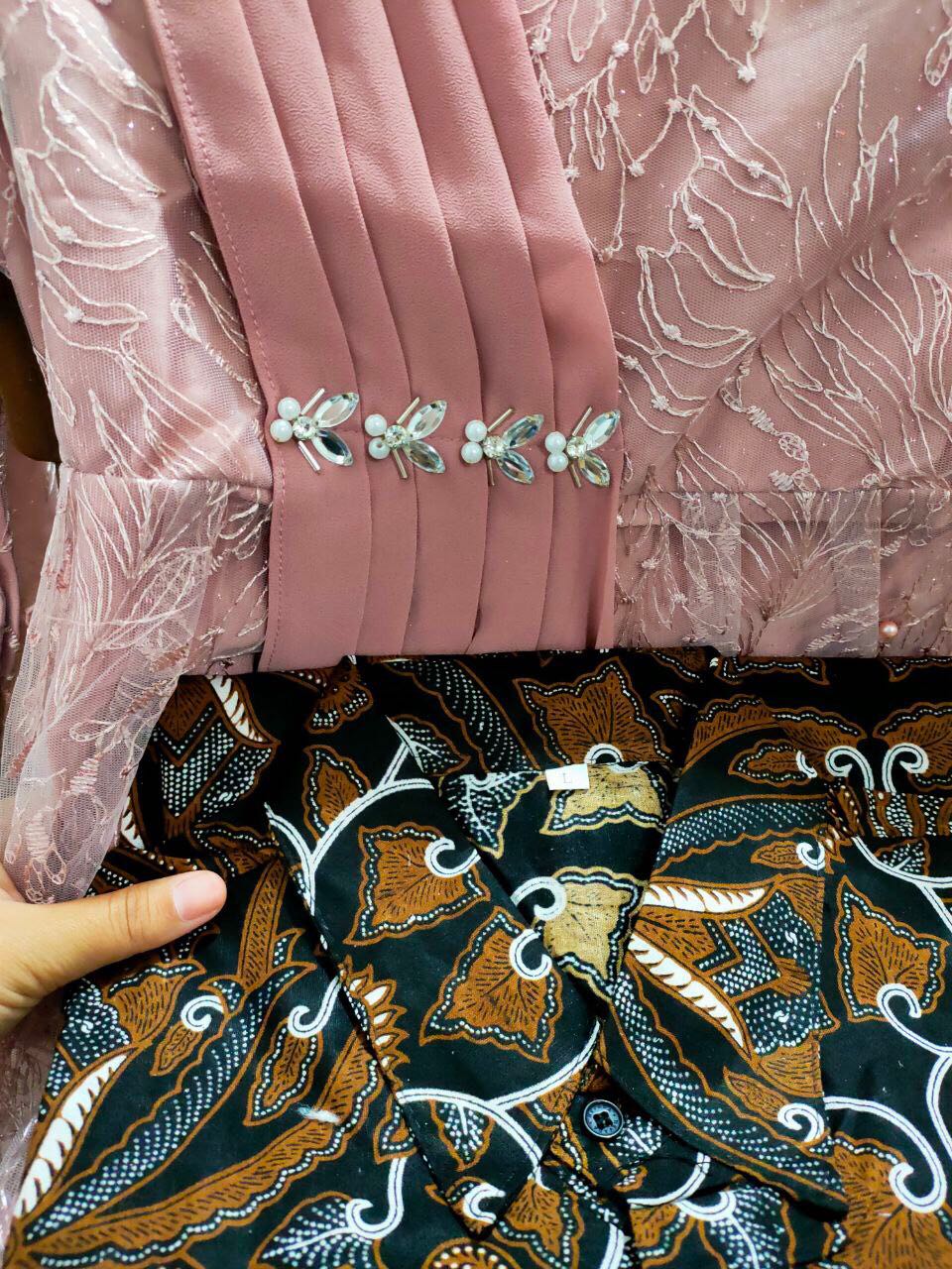 Maura Couple - Sania Ruffle Batik Couple Nafisa 3 Dnt Garansi Termurah Shopee - Wid Batik