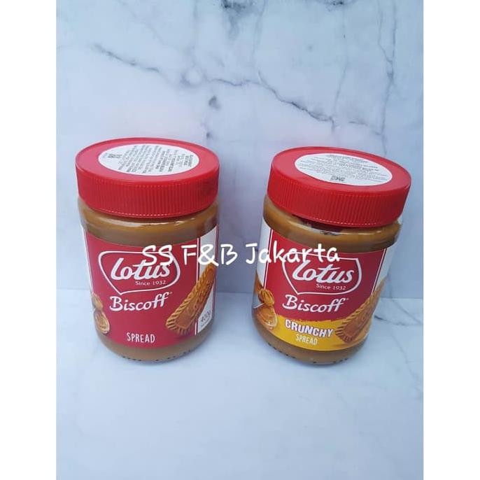 

Lotus Biscoff Crunchy Biscuit Spread 380G/ 400 G /Selai Biscoff Sprea - Smooth