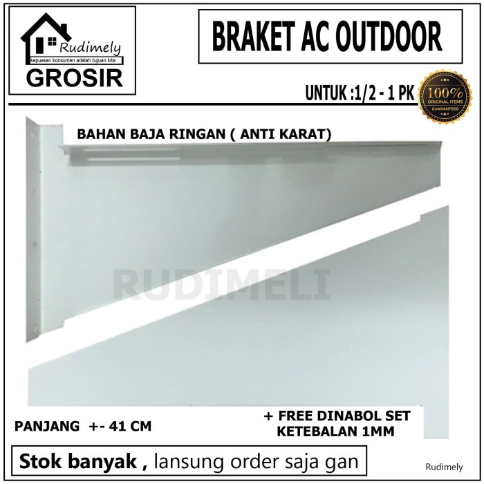 Bracket / Dudukan AC Outdoor 1/2pk - 1 PK BAHAN TEBAL DAN ANTI KARAT