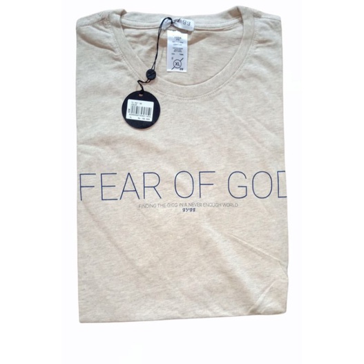 KAOS GIGG - BAJU DISTRO - Fear Of God