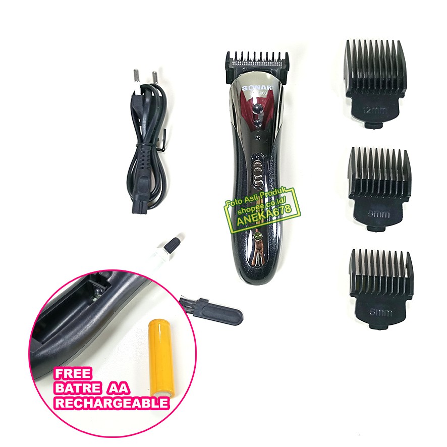 SONAR SN 5803 ALAT POTONG CUKUR RAMBUT CUKURAN HAIR CLIPPER TRIMMER