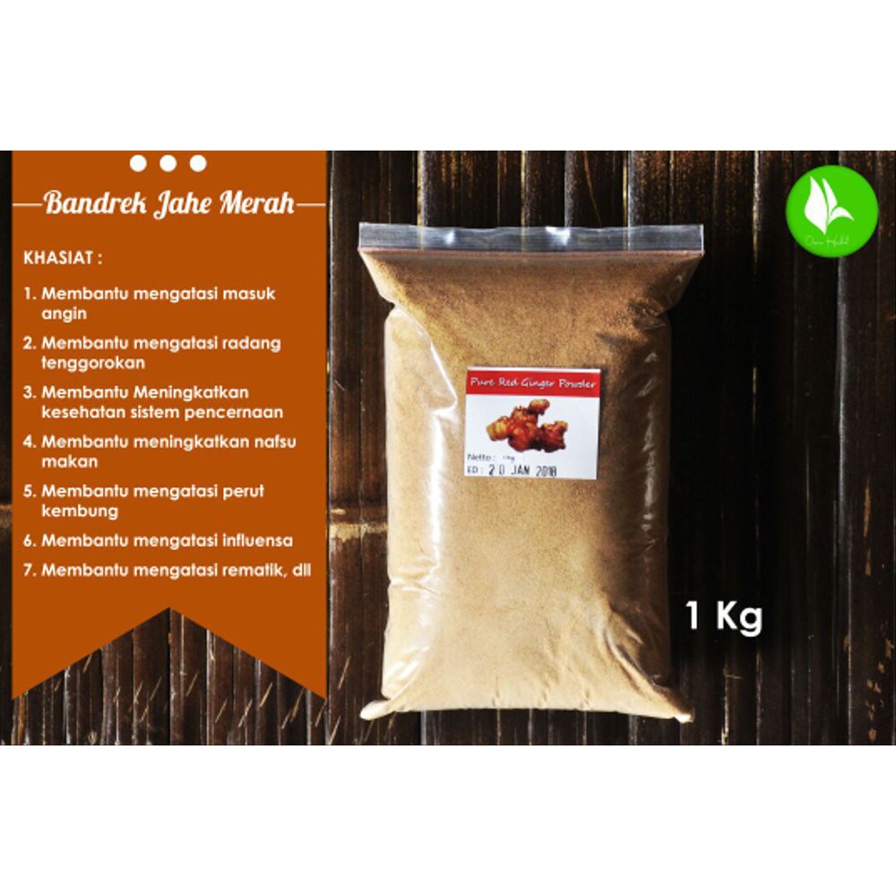 

Bandrek Jahe merah kiloan Terlaris