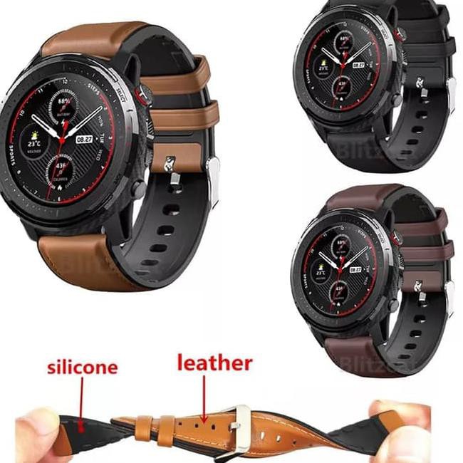 ⭐⭐ HARGA TURUN SMARTWATCH WANITA⭐⭐ STRAP WATCH LEATHER TALI JAM KULIT RUBBER AMAZFIT PACE