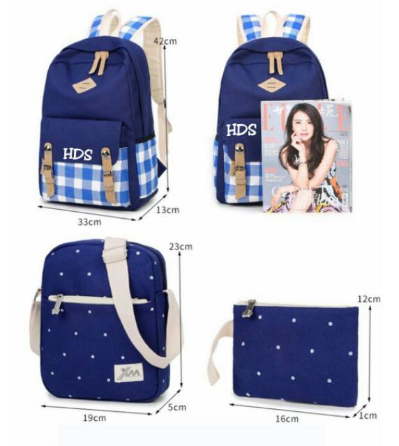 Ransel ala korea backpack sarung