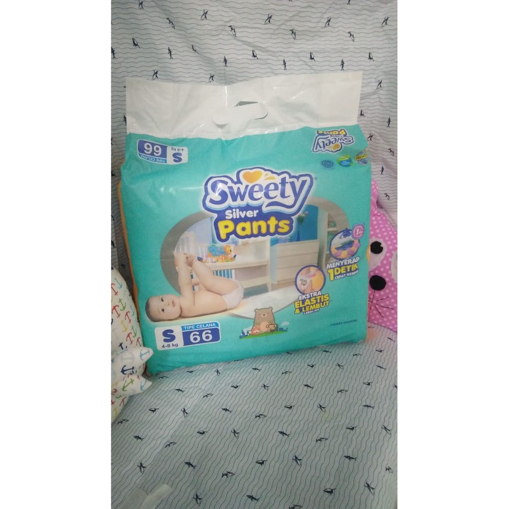 Sweety Silver Pants S66 - HTA SUSU / PAMPERS / DIAPERS