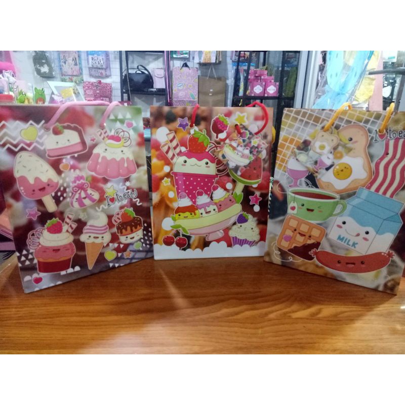 

paper bag kecil motif cake