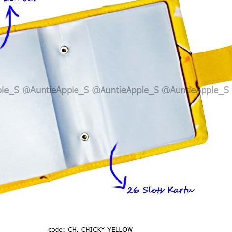 

☁ CARD HOLDER / DOMPET KARTU / BUKU KARTU KREDIT / CARDHOLDER STRIPEBLUE - POLKARED ➱