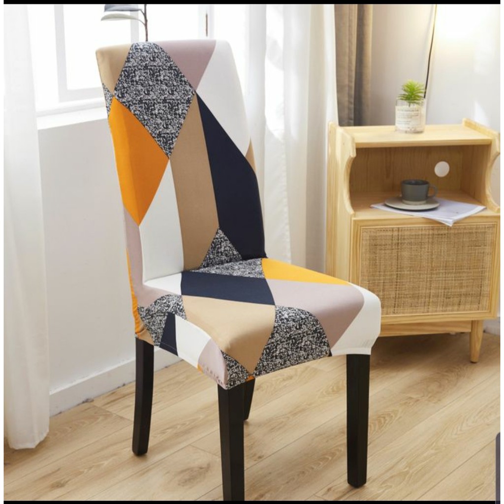 Elastic Chair Cover Shabby / Penutup Sarung Kursi Bangku Elastis