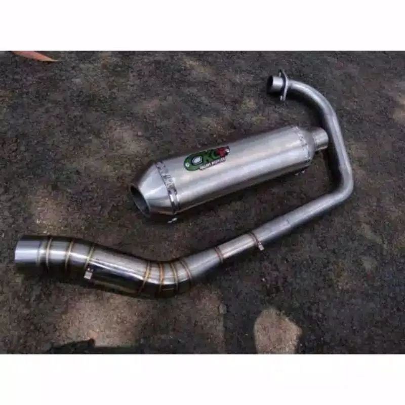 KNALPOT CKC (INLET 50) FU SONIC CBR TIGER VIXION MEGAPRO GL SCORPIO MX DLL